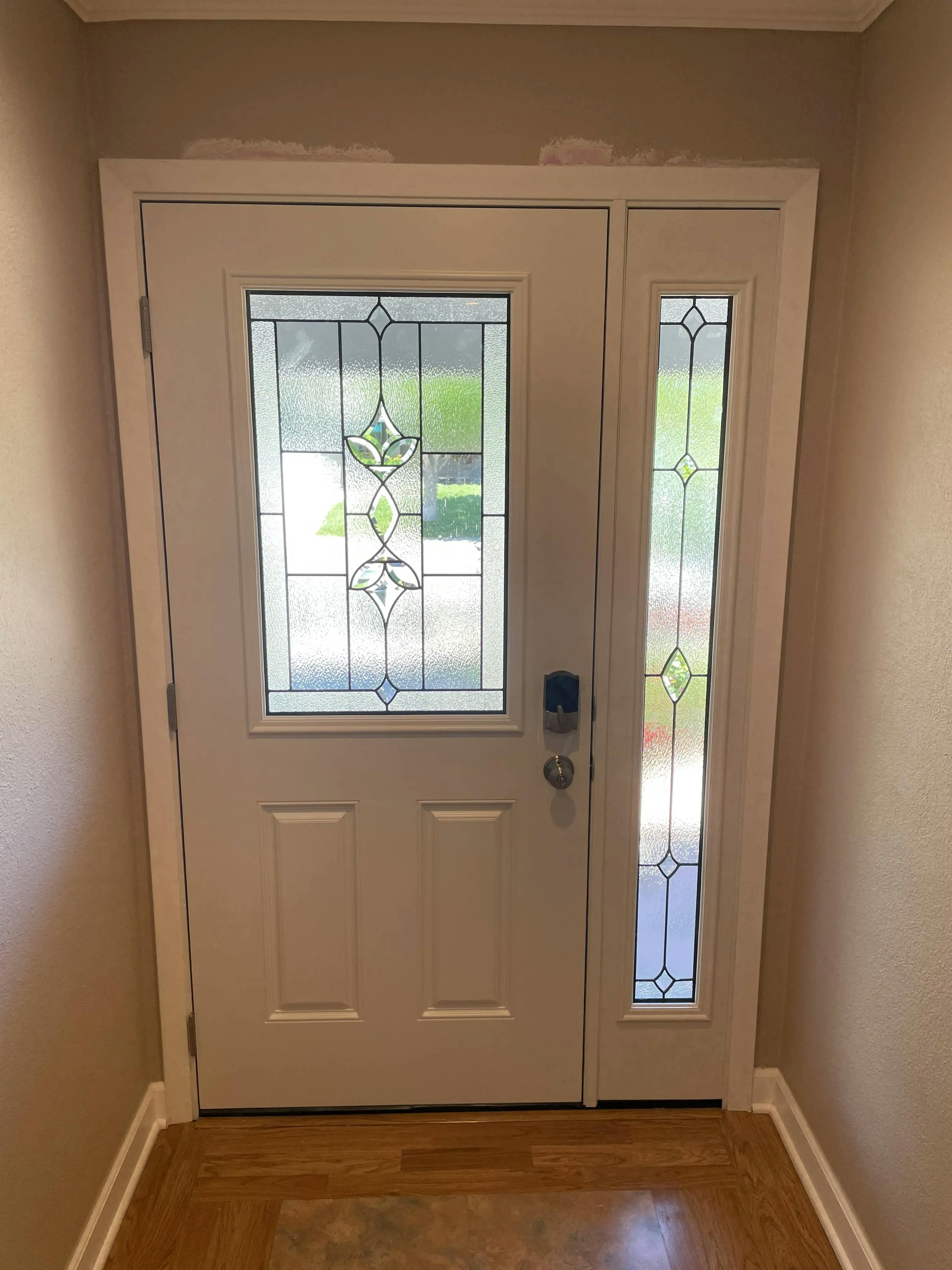 Provia fibreglass entry door